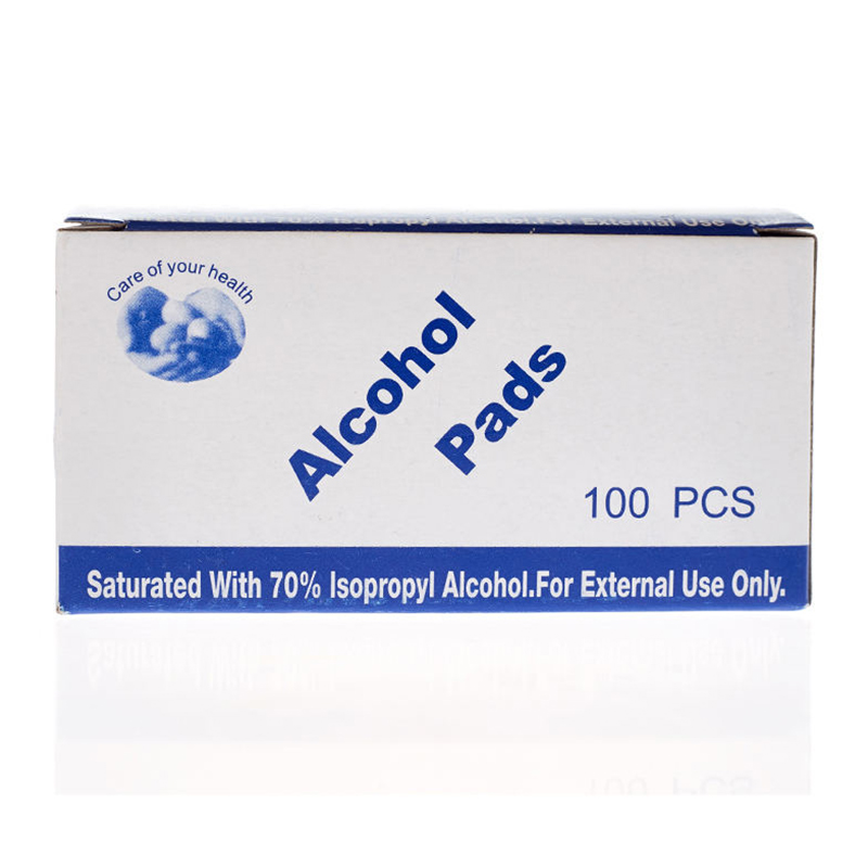 Cheap Price Sterile Alcohol Prep Pads 100 Pack Kills 99.9% of Germs