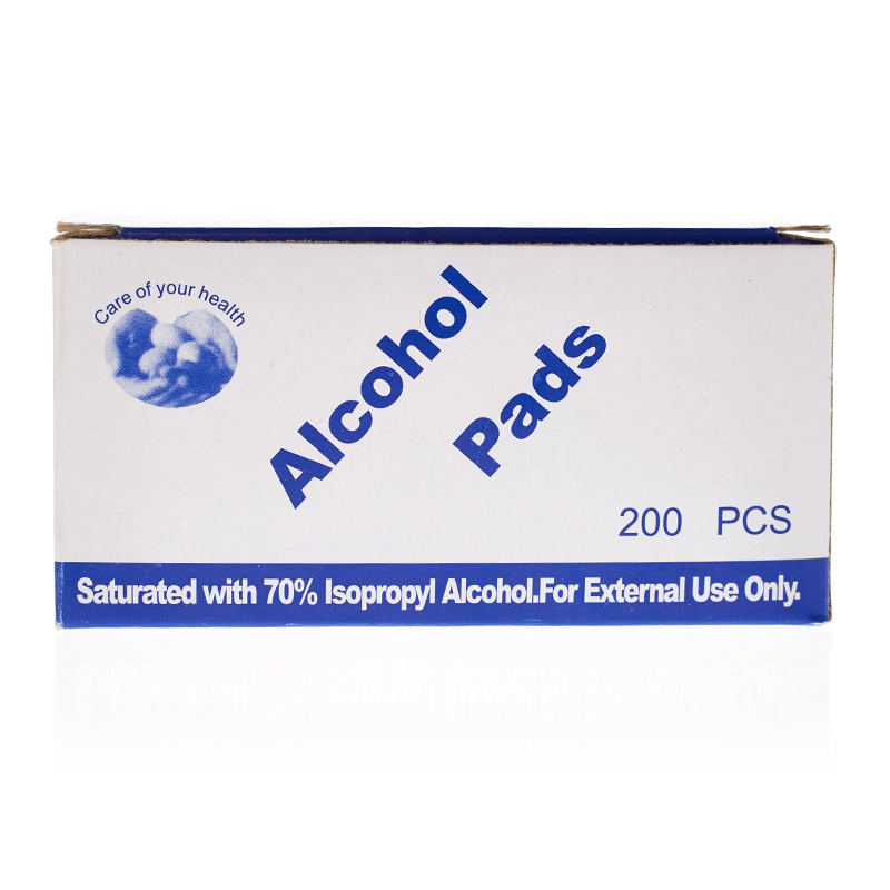 Disposable Medical 70% Isopropyl Alcohol Prep Pads Non-woven 200PCS 