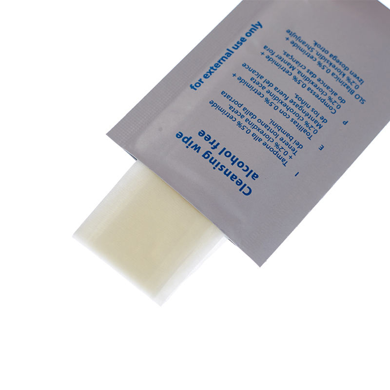 Individually Wrapped Chlorhexidine Cleaning Wipes Alcohol Free Antiseptice wipes