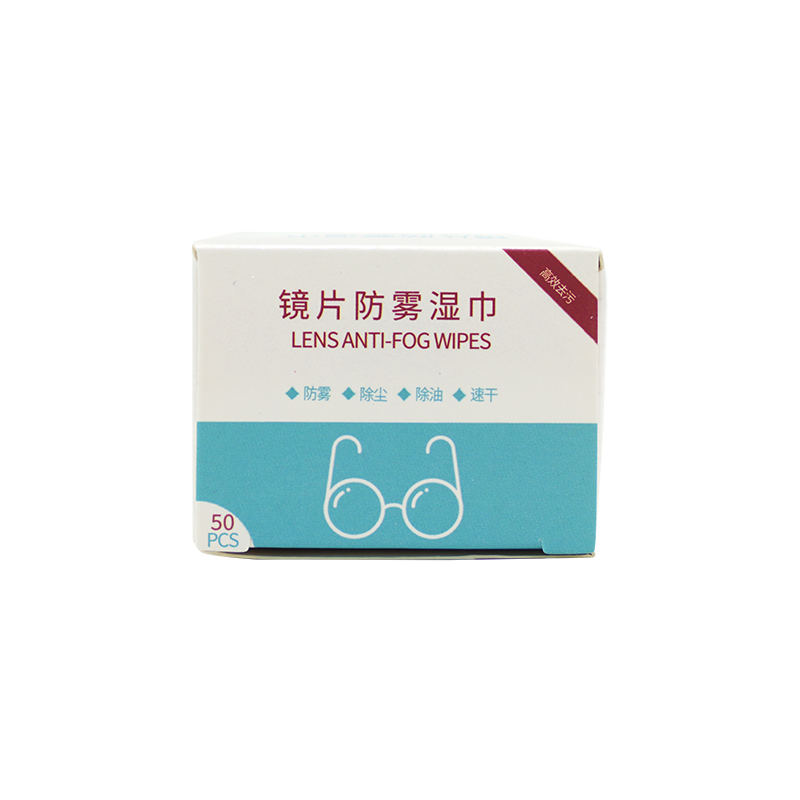 50 Count Pre-Moistened Lens Cleaning Wipes Quick Dry Eye Glasses Cleaner 