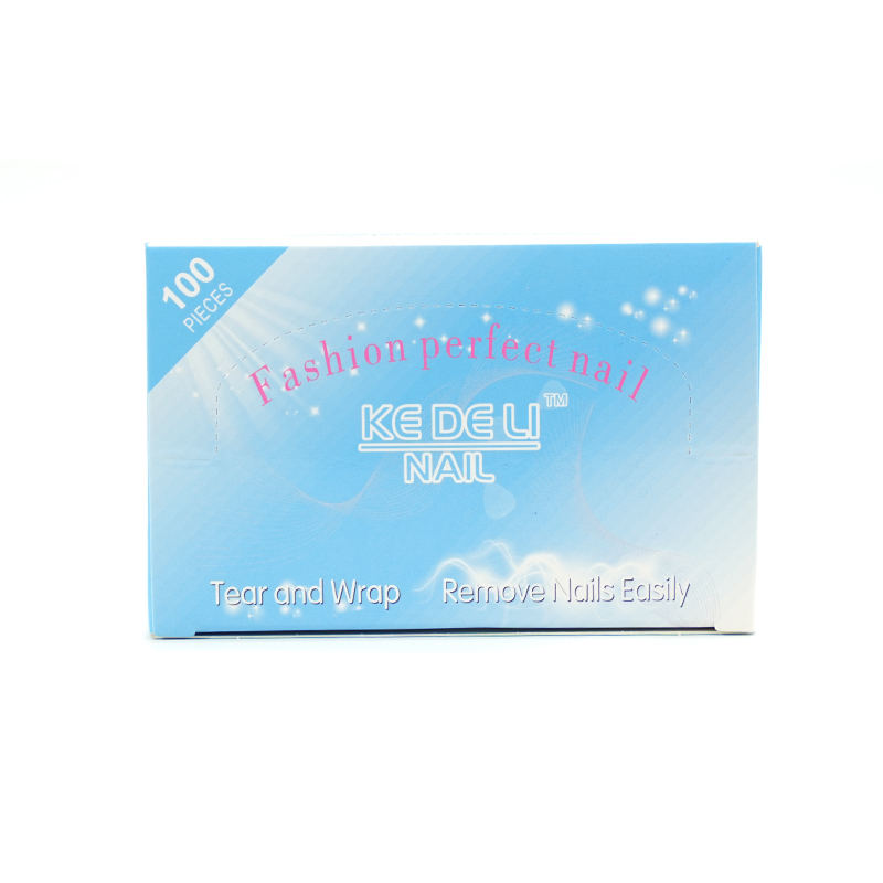 Individually Wrapped Healthy & moisturized Nail Polish Remover Wipes with Acetone