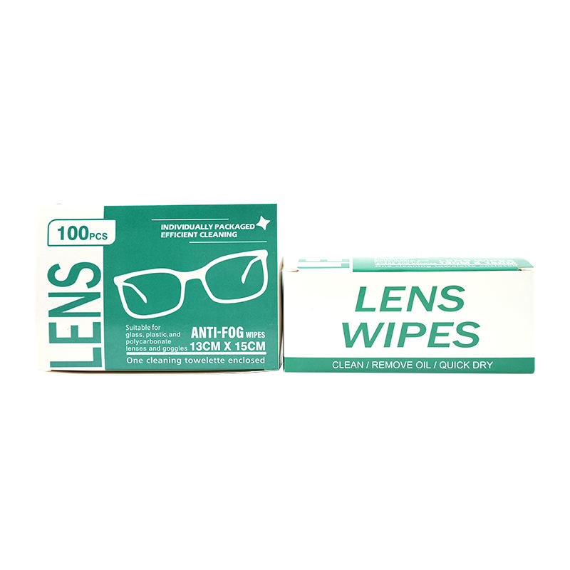 Anti Fog Wipes for Lens Individual Wrapped Cleaning Wet Wipes 100 PCS