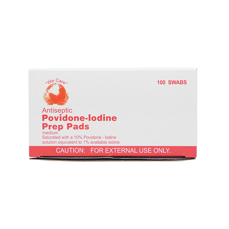 Medical-Grade Povidone Iodine Prep Pad 10% Individual Disinfecting Wipes