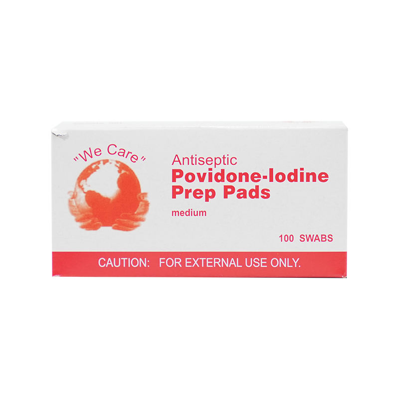 Medical-Grade Povidone Iodine Prep Pad 10% Individual Disinfecting Wipes