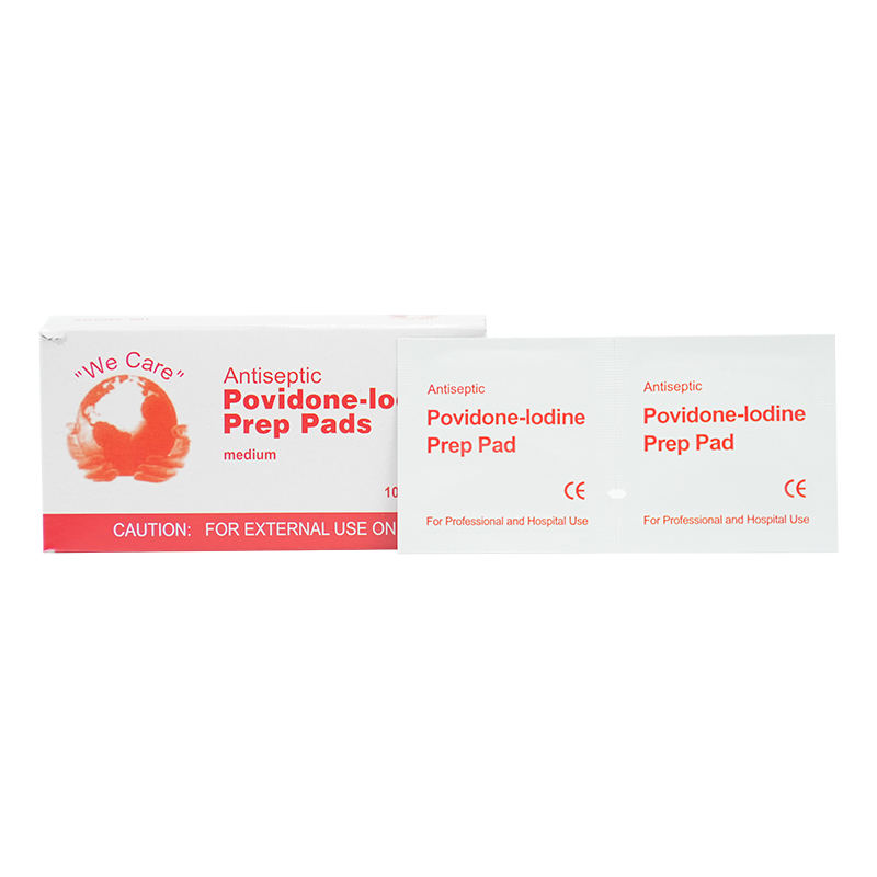 Medical-Grade Povidone Iodine Prep Pad 10% Individual Disinfecting Wipes