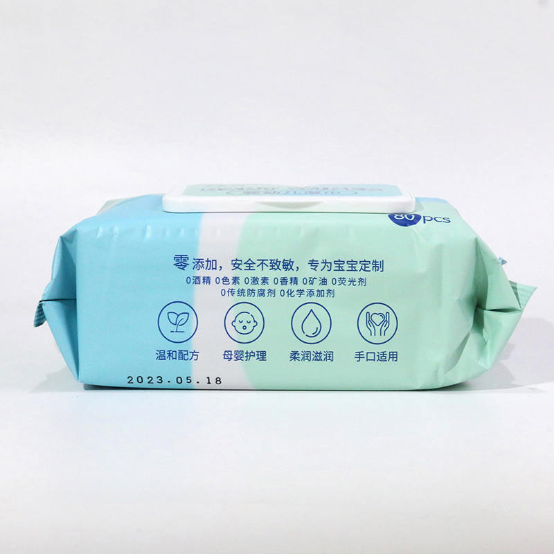 Biodegradable Hypoallergenic Baby Wipe Plastic-Free & Plant Based 